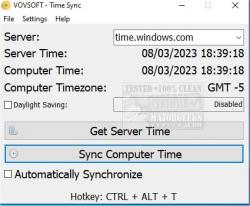 Official Download Mirror for VOVSOFT Time Sync
