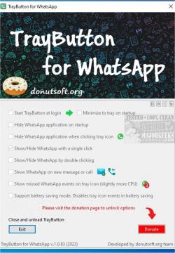 Official Download Mirror for TrayButton for WhatsApp 