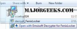 Official Download Mirror for Emsisoft Decrypter for FenixLocker