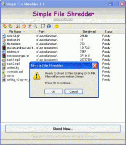 Official Download Mirror for Simple File Shredder