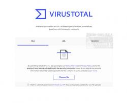 Official Download Mirror for VirusTotalUploader