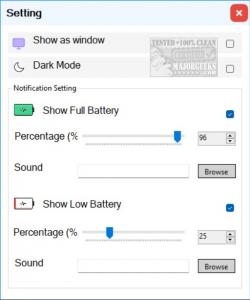 Official Download Mirror for Battery Notifier