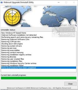 Official Download Mirror for Webroot Upgrade/Uninstall Utility