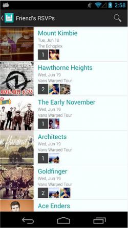Official Download Mirror for Bandsintown Concerts for Android