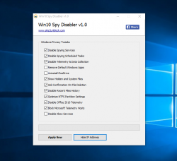 Official Download Mirror for Win10 Spy Disabler