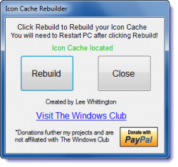 Official Download Mirror for Icon Cache Rebuilder