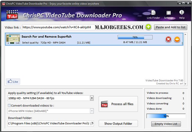 ChrisPC VideoTube Downloader Pro 9.13.23