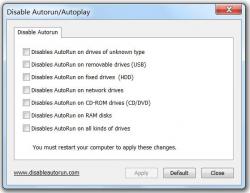 Official Download Mirror for Disable Autorun/Autoplay