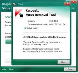 Official Download Mirror for Kaspersky Virus Removal Tool 