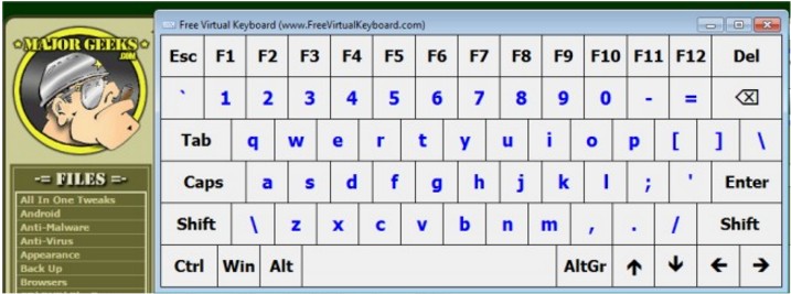 virtual keyboard windows 7 freeware