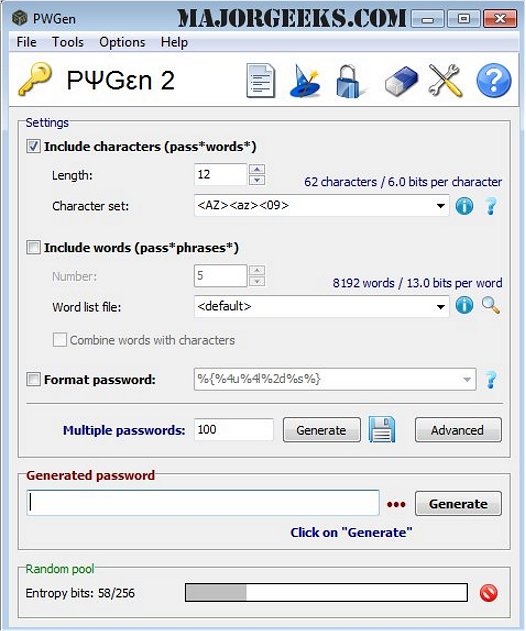 Generate Secure Passwords With Pwgen Majorgeeks