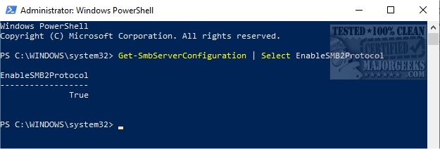 Your Requires SMB2 Higher Error on Windows 10 MajorGeeks