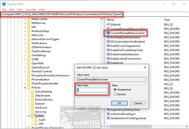 Change User Account Control (UAC) Prompt Behavior for Standard Users in ...