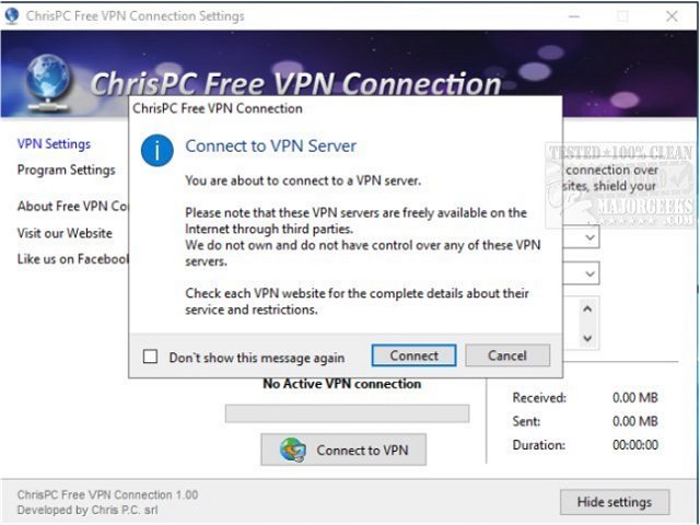 ChrisPC Free VPN Connection 4.06.15 for mac download ChrisPC Free VPN Connection 4.06.15 for mac download