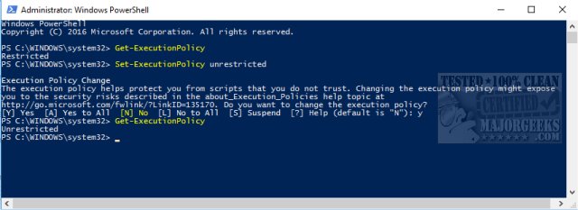 How to run Powershell scripts with a Service Account to access