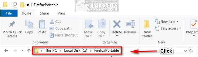 How to Show the Actual Path in Windows 10 File Explorer - MajorGeeks