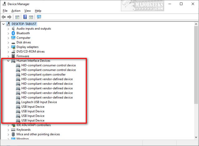 hid compliant touch screen driver download