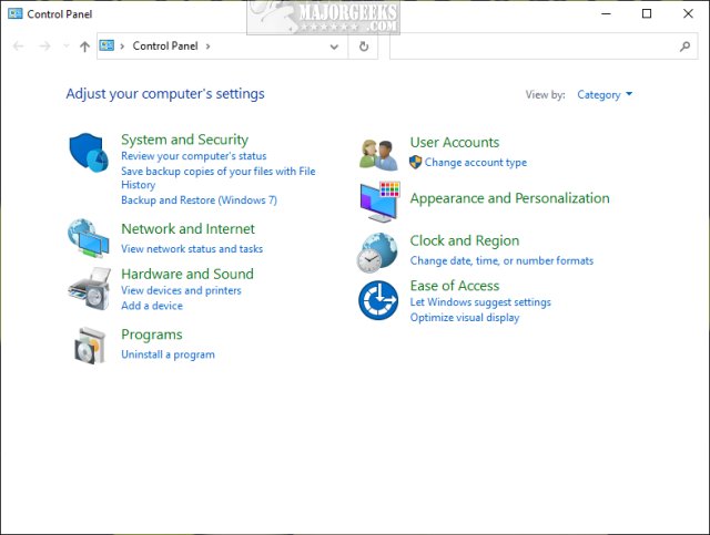 How to Open the Control Panel Instead of Settings on Windows 10 ...