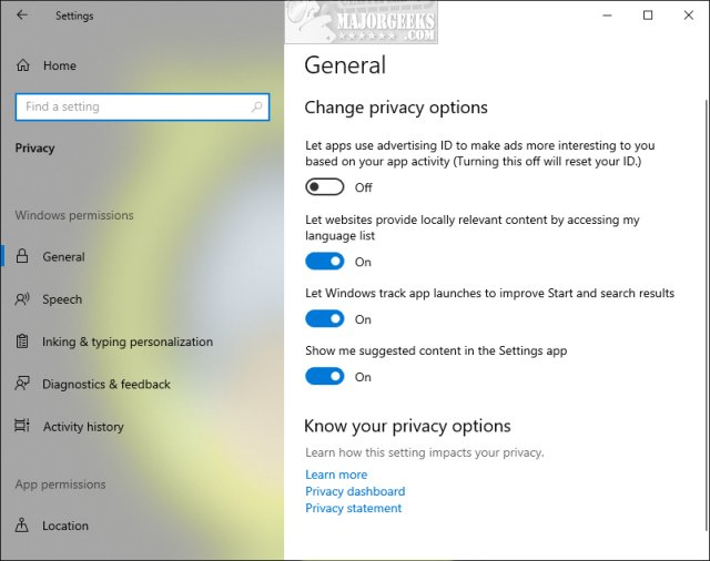 How to Uninstall Suggested Apps and Ads in Windows 10 Settings - MajorGeeks