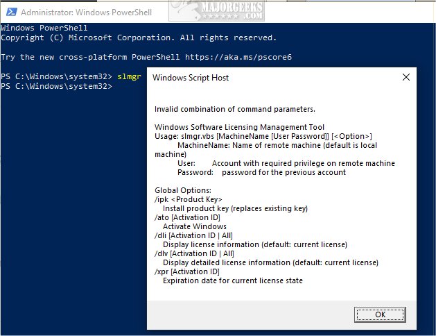 How To Use Slmgr To View Install Uninstall Activate Or Extend