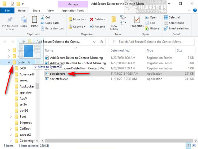secure erase windows 7