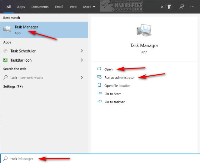 menneskemængde Galaxy bid 8 Ways to Open Task Manager in Windows 10 & 11 - MajorGeeks