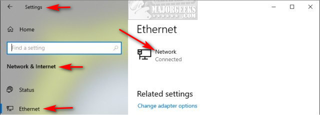How to Enable or Disable Ethernet Metered Connection in Windows 10 ...