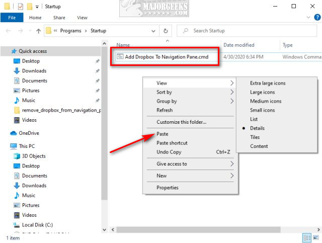 what is a dropbox menu in windows 10 what is a dropbox menu in windows 10