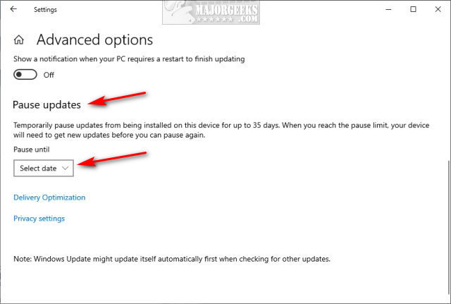 How To Block The Windows 10 October 2020 20h2 Update Majorgeeks<script async src=