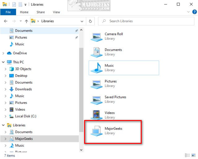 How to Show, Hide, Add, or Remove a Folder From Libraries in Windows 10 ...