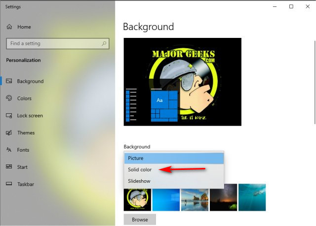 How to Turn the Desktop Background Image On or Off in Windows 11, 10, 8,  and 7 - MajorGeeks