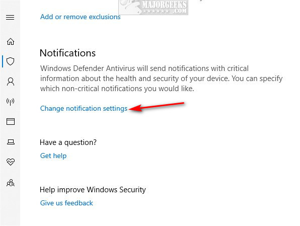 How To Turn Windows Defender Security Center Notifications On Or Off Majorgeeks How To Turn Windows Defender Security Center Notifications On Or Off Majorgeeks