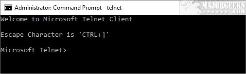 how to use telnet windows 1-