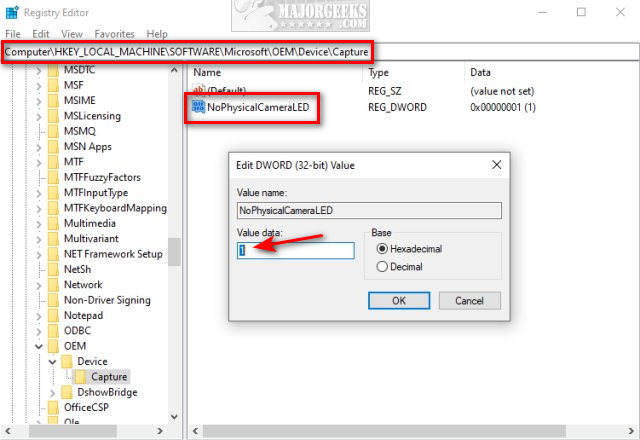 How to Enable Camera On or Off Notifications - MajorGeeks