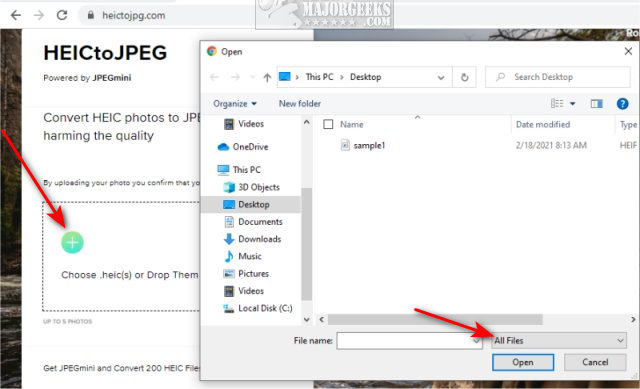 How To Open A Heif Or Heic Image In Windows 10 Majorgeeks