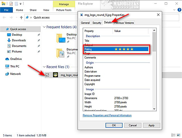 How To Find Files Quickly In Windows 10 11 With Star Ratings Majorgeeks