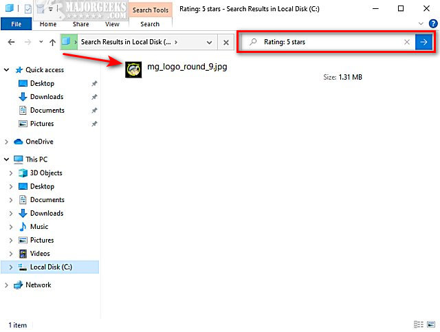 How To Find Files Quickly In Windows 10 11 With Star Ratings Majorgeeks