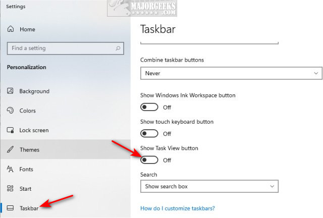 How to Show or Hide Task View Button in Windows 10 & 11 - MajorGeeks