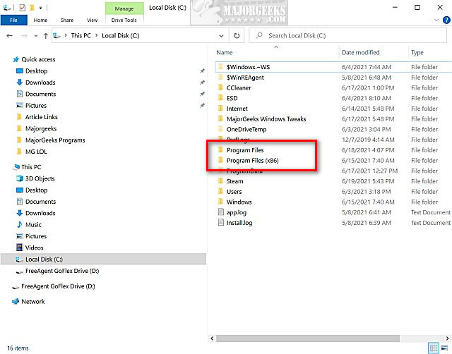 The Differences Between the Program Files Folder and Program Files (x86 ...