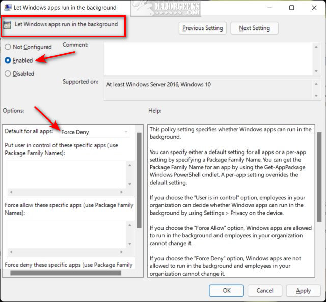 How to Disable Background Apps in Windows 11 - MajorGeeks