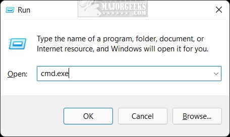How to run a command in cmd.exe off of a trigger