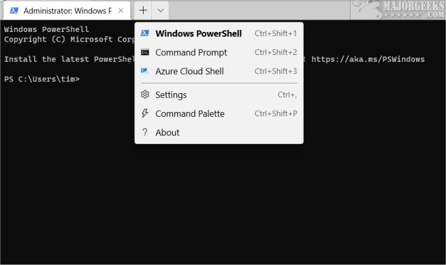 How to run PowerShell Command in Command Prompt ? 