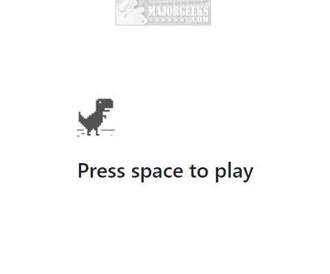 Google Chrome New Dinosaur Game
