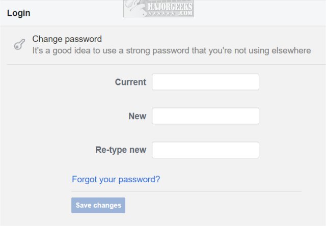 Change the username and password (password) at facebook.com?