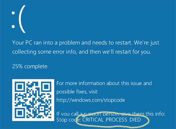 Coke Shipwreck junk How to Fix Critical Process Died in Windows 10/11 - MajorGeeks