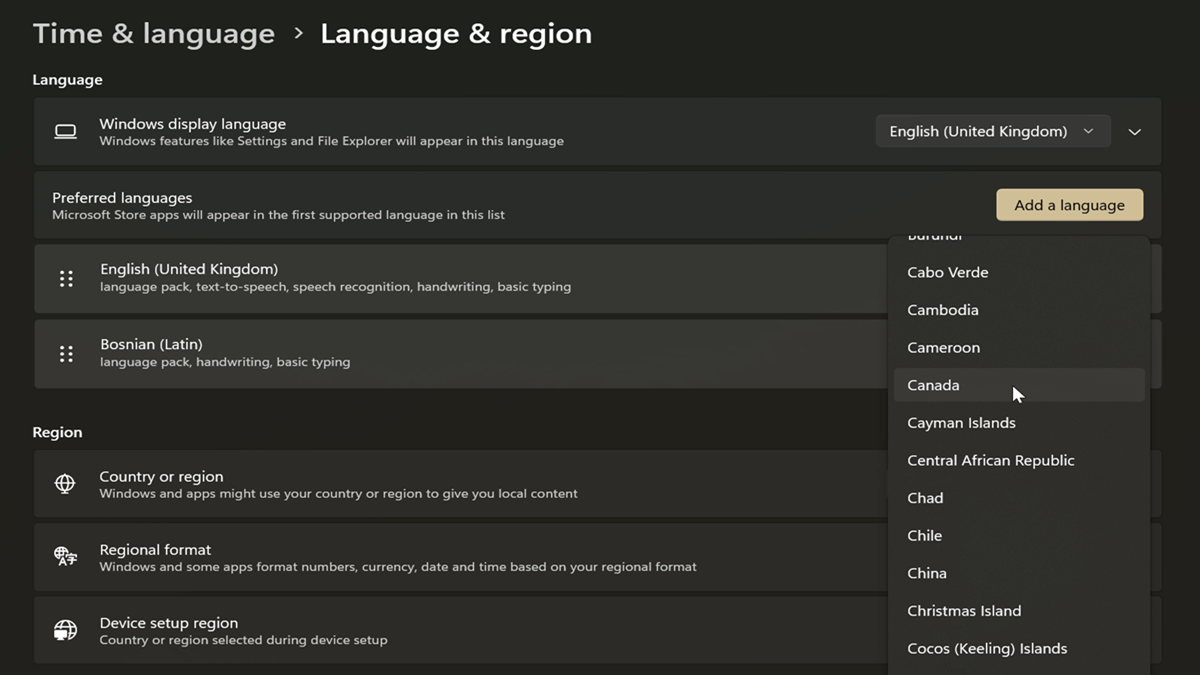 How To Change Region Settings in Windows 11