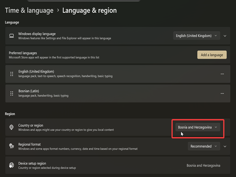 How To Change Region Settings in Windows 11 - MajorGeeks