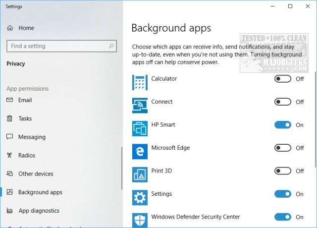background disappears windows 10