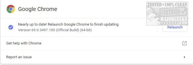 Google Chrome - An Error Occurred While Checking for Updates - MajorGeeks