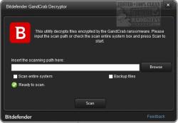 Official Download Mirror for Bitdefender GandCrab Decryptor